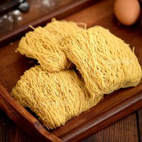 堿水面廣式全蛋炒面非油炸熟面港式云吞面雞蛋面竹升面茶餐廳面條