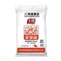 陜富千雪5kg優(yōu)質(zhì)小麥家庭通用白面粉餃子面條涼皮包子粉中筋麥芯