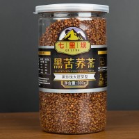 一件代發(fā)黑苦蕎茶500g罐大胚芽整粒苦蕎大涼山蕎麥茶飯店 酒店茶葉