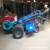 座駕式旱田旋地耕種兩驅(qū)拖拉機 大棚用培土深耕18馬力手扶耕種機