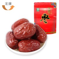 批發(fā)疆和田大紅棗精品大棗免洗大棗健康紅棗500克