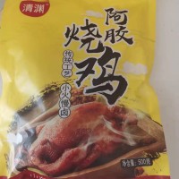 山東特產(chǎn)阿膠燒雞500克骨爛香嫩阿膠燒雞真空包裝鹵味阿膠燒雞