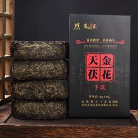 廠價批發(fā)金花天茯安化黑茶湖南黑茶天尖茯磚茶陳年茶安華茶葉1kg