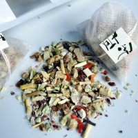 竹蔗茅根茶袋泡茶 竹甘蔗雪梨茅根飲 百合葛根無花果茶10克*10包