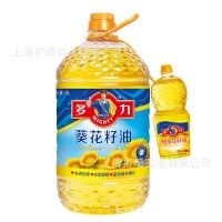 多力壓榨葵花籽油5L送238ml小油健康食用油物理一級壓榨桶裝油