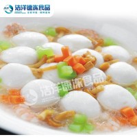 廠家直供 浩洋深海魚丸冷凍魚丸香港咖喱魚蛋火鍋燒烤肉丸關東煮