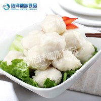 廠家直供 浩洋深海墨魚丸冷凍魚丸香港咖喱魚蛋火鍋肉丸關東煮