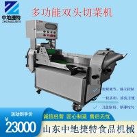 商用大型切菜機(jī) 多功能切丁機(jī) 不銹鋼切片切絲機(jī) 雙頭切菜機(jī)