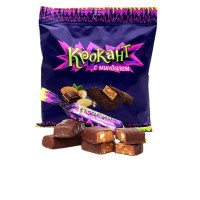 俄羅斯進口紫皮糖正品糖果kpokaht巧克力kdv袋裝結婚零食喜糖500g