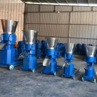 廠家對輥飼料顆粒機(jī) 小型家用雞鴨顆粒機(jī) 210玉米草葉飼料顆粒機(jī)
