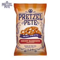 美國進口Pretzel/培珀莉煙熏燒烤味脆餅干膨化休閑零食100g*15袋