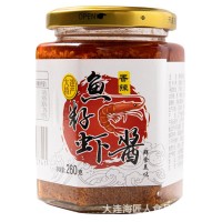 大連特產(chǎn) 潤禾魚籽蝦醬 海鮮蝦醬 魚籽醬鰈 260克/罐