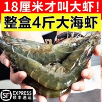 順豐包郵大蝦鮮活超大青島大青蝦冷凍鮮對(duì)蝦速凍海蝦蝦類海鮮水產(chǎn)