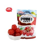 新疆特產(chǎn)涼果干帶核櫻桃果干休閑零食果干蜜餞408g包裝伊犁櫻桃干