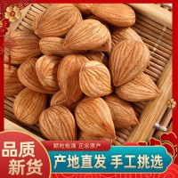 杏仁堅(jiān)果批發(fā)新貨5g殼甜杏仁生熟南休閑食承德特產(chǎn)2g量大從優(yōu)包郵