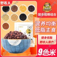 當(dāng)季新米東北九色糙米粗糧餐低脂批發(fā)廠家直發(fā)代發(fā)谷物粗糧飯5斤