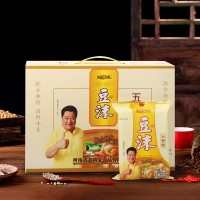 廠家直供逍遙老楊家豆沫105g*10袋速食早餐豆沫粉料包郵一件代發(fā)