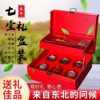 東北特產(chǎn)人參禮盒產(chǎn)地直供人參花鹿茸片鹿鞭片黃芪片枸杞送禮佳品