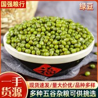 五谷雜糧當(dāng)季綠豆批發(fā) 大粒袋裝綠小豆笨綠豆 綠豆湯煮粥磨粉原料