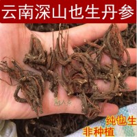 云南文山丘北也生紫丹參可磨丹參粉 切丹參片 丹參茶500克