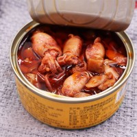 1小海兔罐頭帝八仙筆管即食制麻辣即食小海鮮現(xiàn)貨批發(fā)小八爪魚
