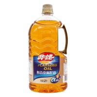 華建誠鑫 華健醇香亞麻籽油2L 物理壓榨胡麻油生植物油