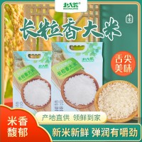 大米長粒香大米廠家批發(fā)袋裝5kg大米誠招代理