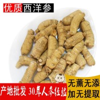 供應(yīng)東北西洋參段100頭 批發(fā)花旗參產(chǎn)地正品國產(chǎn)小粒頭滋補參
