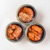 大連渤海五香帶魚(yú)罐頭150g常溫即食帶魚(yú)中段下飯罐頭電視購(gòu)物同款
