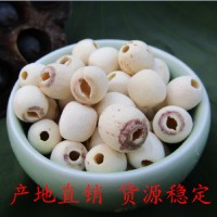 2022年新貨上市 湖南特產(chǎn)寸三白蓮子 去芯磨皮白蓮子 湘蓮子500克