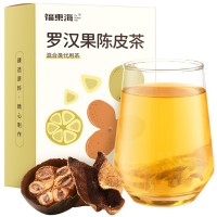 羅漢果陳皮茶100g 羅漢果茶老陳皮 批發(fā)組合袋泡花果茶潤嗓養(yǎng)生茶
