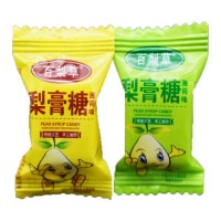 梨膏糖彭大娘跑江湖地?cái)偰Ｊ叫“b清涼薄荷味百梨草梨膏糖果批發(fā)