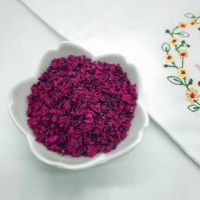 宜果廠家批發(fā)FD凍干火龍果丁1-3mm紅心火龍果干 凍干水果