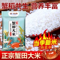東北大米一件代發(fā)米蒂蟹田大米10斤當季新米可代發(fā)可零售編織袋包