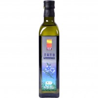 中糧悅潤(rùn)純亞麻籽油500ml胡麻油送禮家用