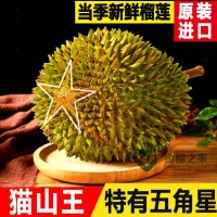 馬來西亞貓山王榴蓮帶殼d197榴蓮果肉批發(fā)正宗進(jìn)口水果順豐包郵