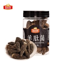 百山祖羊肚菌干貨云南特產(chǎn)燉湯煲湯野生菌菇去柄團(tuán)購(gòu)批發(fā)瓶裝