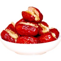 新疆特產(chǎn)灰棗夾核桃500g 紅棗夾核桃獨(dú)立裝 紅棗核桃 棗夾核桃
