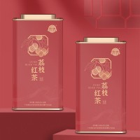 英紅農(nóng)夫 茶葉廠家供應廣東嶺南特產(chǎn) 荔枝紅茶150克罐裝 荔枝紅茶