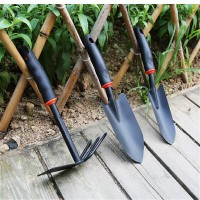 批發(fā)園藝盆景大工具三件套 寬鏟子兩用耙子園林植物用品廠家直銷