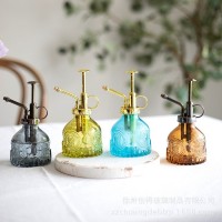 廠家批發(fā)200ml小號(hào)玻璃手壓式園藝噴壺灑水壺澆花多肉植物噴霧壺