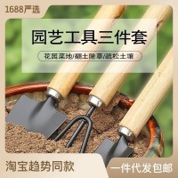 園藝大三件套盆栽小鏟子花園小鐵鏟室內(nèi)花卉盆栽松土種花種菜工具