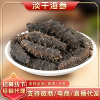 大連極速鎖鮮純淡干海參海鮮干貨 全人工采補即食遼參廠家批發(fā)