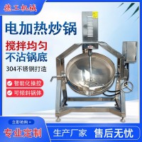大型商用辣椒醬攪拌炒鍋 半自動(dòng)行星攪拌炒鍋 學(xué)校食堂炒菜機(jī)