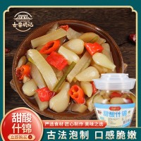 泡菜甜酸什錦醬菜500g四川咸菜泡蒜藠頭辣椒爽口下飯菜
