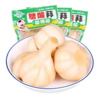 糖醋蒜200g農(nóng)家種植手工腌制下飯酒菜老少皆宜爽脆開胃糖蒜頭批發(fā)