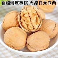 批發(fā)包郵代發(fā)新疆紙皮核桃500g手捏即開新疆阿克蘇185紙皮核桃