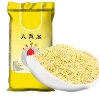 批發(fā)五谷雜糧大黃米黏米24.5kg商用大包裝農(nóng)家粗糧黃黏米窩窩頭新