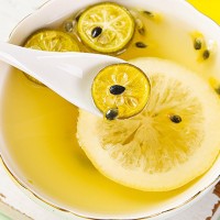 金桔百香果茶檸檬冷泡茶網(wǎng)紅爆款手工vc水果茶青桔百香果茶代發(fā)
