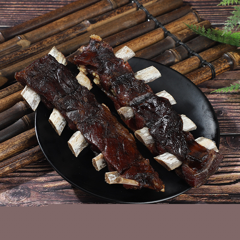 廠家直供農(nóng)家柏樹煙熏臘味臘排骨臘肉湖北口味臘排子排臘肉批發(fā)